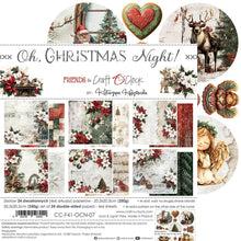 Charger l&#39;image dans la galerie, Oh Christmas Night  8x8 Inch Medum Papers Set (CC-F41-OCN-09)
