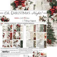 Charger l&#39;image dans la galerie, Oh Christmas Night  8x8 Inch Medum Papers Set (CC-F41-OCN-09)
