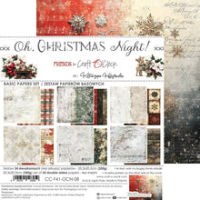 Charger l&#39;image dans la galerie, Oh Christmas Night  8x8 Inch Medum Papers Set (CC-F41-OCN-09)
