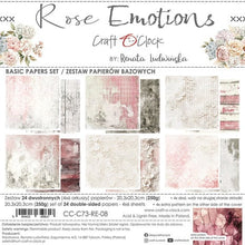 Charger l&#39;image dans la galerie, Rose Emotions 8x8 Inch Basic Papers Set (CC-C73-RE-08)
