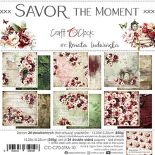 Charger l&#39;image dans la galerie, Savor The Moment 6x6 Inch Paper Set (CC-C70-STM-10) de Craft O&#39; Clock
