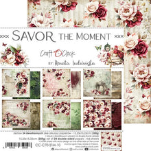 Charger l&#39;image dans la galerie, Savor The Moment 6x6 Inch Paper Set (CC-C70-STM-10) de Craft O&#39; Clock
