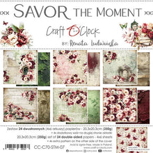 Charger l&#39;image dans la galerie, Savor The Moment 8x8 Inch Paper Set (CC-C70-STM-07)de Craft O&#39;Clock
