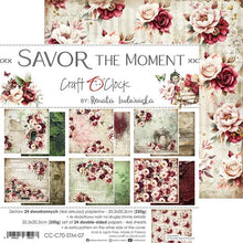 Charger l&#39;image dans la galerie, Savor The Moment 8x8 Inch Paper Set (CC-C70-STM-07)de Craft O&#39;Clock
