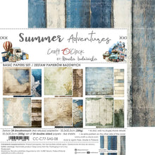 Charger l&#39;image dans la galerie, Ensemble de papiers à lettre Summer Adventures 8 x 8 pouces (CC-C77-SAS-09)
