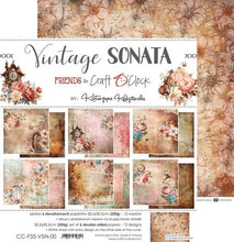 Charger l&#39;image dans la galerie, Vintage Sonata 12x12 Inch Paper Set (CC-F35-VSN-00) de Craft O&#39;Clock
