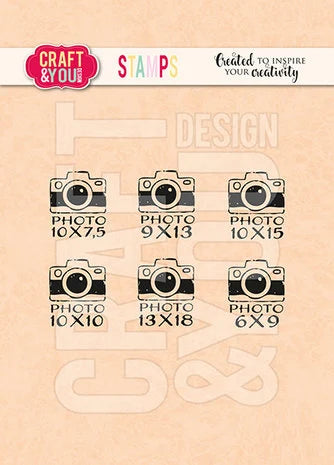 Mini Cameras Set Stamps (CS021)Craft & You Design