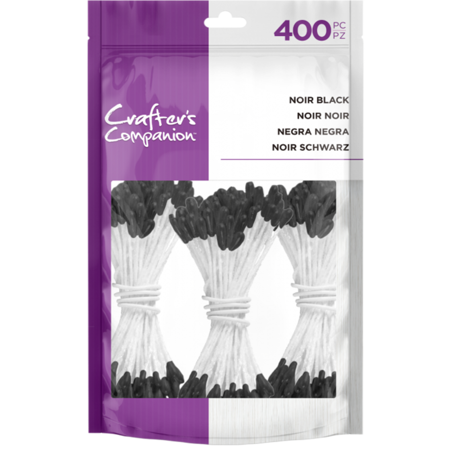 Étamines de fleurs noires (400 pièces) (CC-STAMEN-BLA)