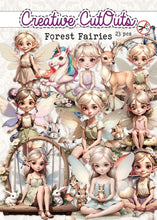 Charger l&#39;image dans la galerie, Die cuts &quot;Fée de la foret &quot; 23 pièces (CCODC-004)
