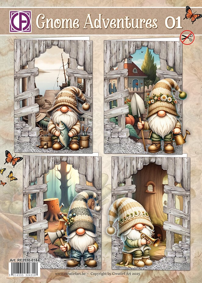 Kit de cartes Gnome Adventures 01 (RE2530-0184)