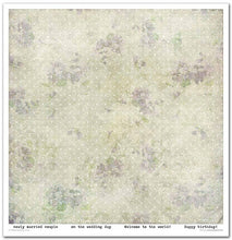 Charger l'image dans la galerie, Bloc Papier 30x30 "Flower Post Violet" - ITD Collection (SLS-044)
