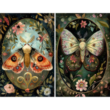 Charger l'image dans la galerie, Papier de riz A4 "Victorian Moths" 6 pièces - Craft Kreatively (CK-RP9542v2)
