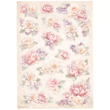 Charger l'image dans la galerie, Set 6 Papiers de Riz A4 "Romance Forever" - Stamperia (DFSA4XRM)

