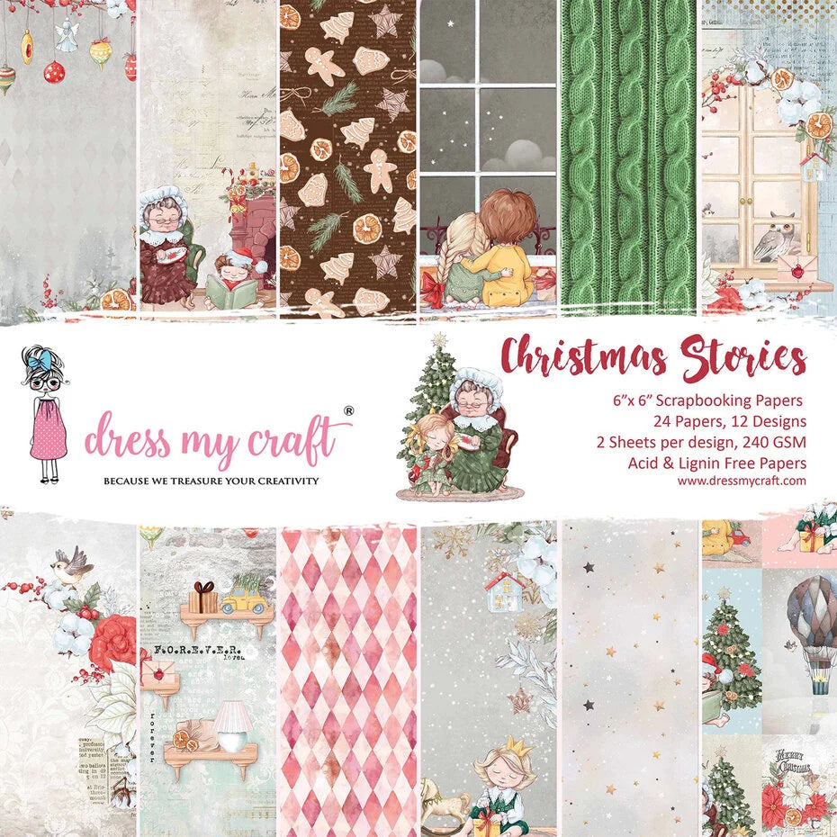 Christmas Stories 6x6 inch Paper Pad De 