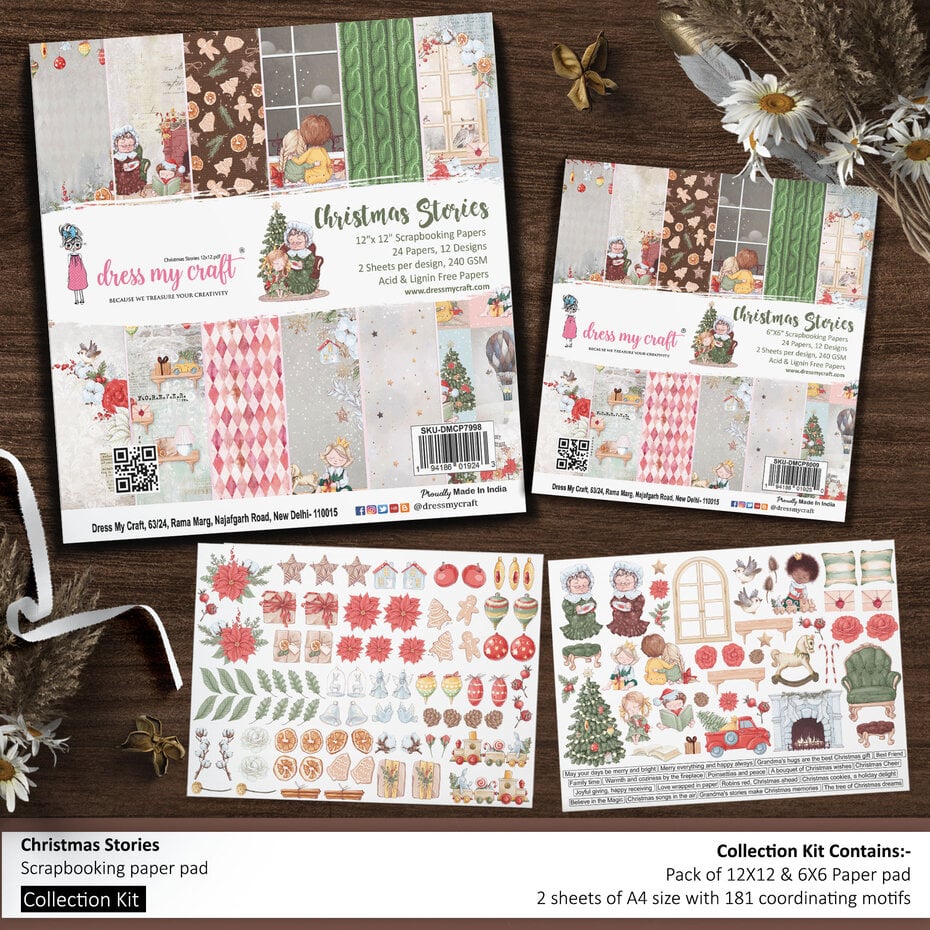 Christmas Stories Collection Kit de Dress my Craft (DMCP8031)