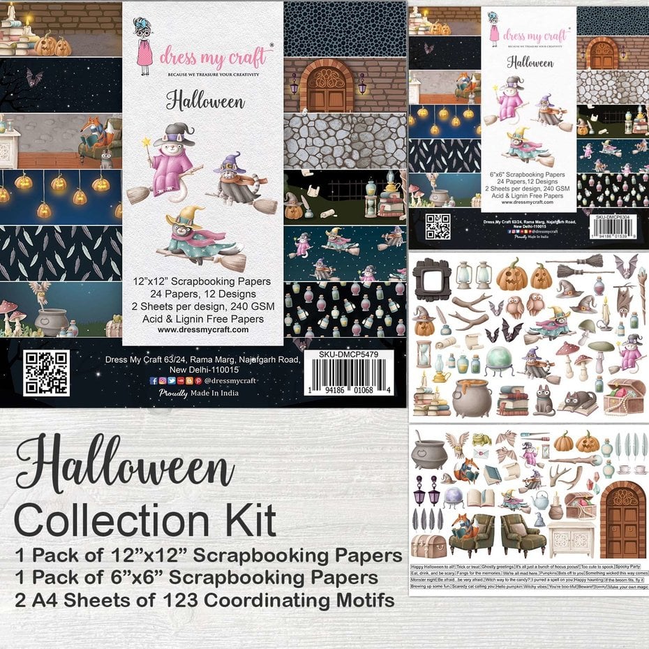 Halloween Collection kit de Dress my craft (DMCP5644)