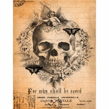 Charger l'image dans la galerie, Papier de riz A4 "Skull Theme" 6 pièces - Craft Kreatively (CK-RP9044)
