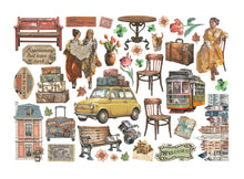 Charger l'image dans la galerie, Ephemera "Art of Travelling" (35pcs) - Stamperia (DFLCT58)
