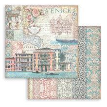 Charger l&#39;image dans la galerie, &quot;Venice city of art&quot; de Stamperia bloc Papier double Face 10 feuilles 20.3X20.3 (SBBS128)
