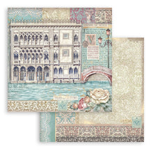 Charger l&#39;image dans la galerie, &quot;Venice city of art&quot; de Stamperia bloc Papier double Face 10 feuilles 20.3X20.3 (SBBS128)
