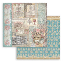 Charger l&#39;image dans la galerie, &quot;Venice city of art&quot; de Stamperia bloc Papier double Face 10 feuilles 20.3X20.3 (SBBS128)
