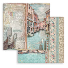 Charger l&#39;image dans la galerie, &quot;Venice city of art&quot; de Stamperia bloc Papier double Face 10 feuilles 20.3X20.3 (SBBS128)
