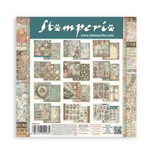 Charger l'image dans la galerie, Bloc 20x20 "Gardens of Time" - Stamperia (SBBS141)

