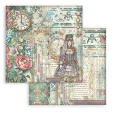 Charger l'image dans la galerie, Bloc 20x20 "Gardens of Time" - Stamperia (SBBS141)
