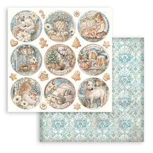 Charger l'image dans la galerie, Bloc Papier White Christmas 20x20 - Stamperia SBBS146 - feuille 9
