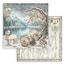 Charger l'image dans la galerie, Bloc Papier White Christmas 20x20 - Stamperia SBBS146 - feuille 2

