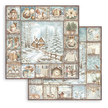 Charger l'image dans la galerie, Bloc Papier White Christmas 20x20 - Stamperia SBBS146 - feuille 7
