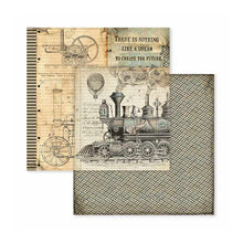 Charger l'image dans la galerie, Bloc Papier "Voyages Fantastiques" 20x20 cm - Stamperia (SBBS30)

