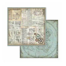 Charger l'image dans la galerie, Bloc Papier "Voyages Fantastiques" 20x20 cm - Stamperia (SBBS30)
