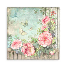 Charger l'image dans la galerie, Bloc 20x20 "House of Roses" Face Unique 22 feuilles - Stamperia (SBBSXB11)
