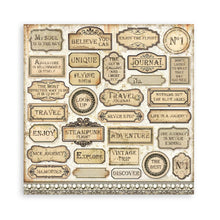 Charger l'image dans la galerie, Bloc Papier 15x15 cm "Sir Vagabond Aviator" - Stamperia (SBBXS18)
