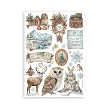 Charger l&#39;image dans la galerie, Washi-Pad - &quot;The Olwl&#39;s house&quot; A5 de Stamperia  (SBW23)
