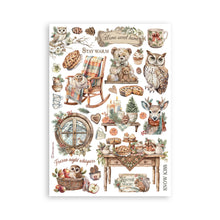 Charger l&#39;image dans la galerie, Washi-Pad - &quot;The Olwl&#39;s house&quot; A5 de Stamperia  (SBW23)
