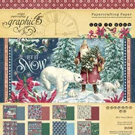 Charger l&#39;image dans la galerie, &quot;Let it Snow&quot;  Paper Pad 20x20 cm de Graphic 45 (4502322)
