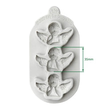 Charger l'image dans la galerie, Moule silicone Cherub Trio - Cosmic Shimmer by Katy Sue (CA0203-CS)
