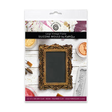 Charger l'image dans la galerie, Moule silicone Large Vintage Frame 120mm - Cosmic Shimmer by Katy Sue
