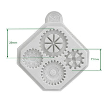 Charger l'image dans la galerie, Moule silicone "Cogs &amp; Gears" Katy Sue (CE0152-CS)
