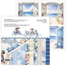 Charger l&#39;image dans la galerie, &quot;Sea Story&quot; 8x8 Inch Paper Pad (LEM-SEASTO-02)
