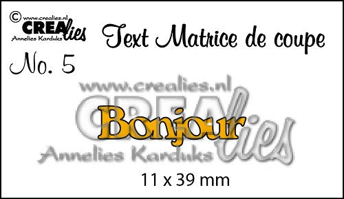 Text Dies French No. 10 