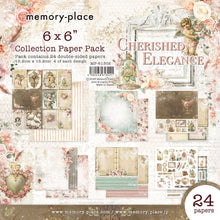 Charger l&#39;image dans la galerie, &quot;Cherished Elegance&quot;  Paper Pack 15X15 cm de Memory-Place (MP-61302)
