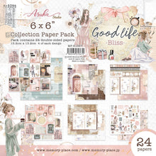 Charger l&#39;image dans la galerie, &quot;Good Life Bliss&quot;  Paper Pack 15X15 cm de Asuka studio (MP-61367)
