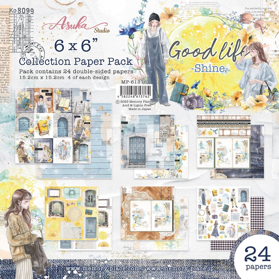 Paquet de papier Good Life Shine 6 x 6 pouces (MP-61376)