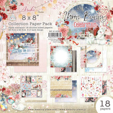 Charger l&#39;image dans la galerie, &quot;Moon Bunny Celebration&quot;  Paper Pack 20x20 cm de Asuka studio (MP-61236)
