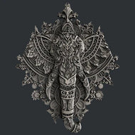 Moule silicone Ornate Elephant de Zuri Designs