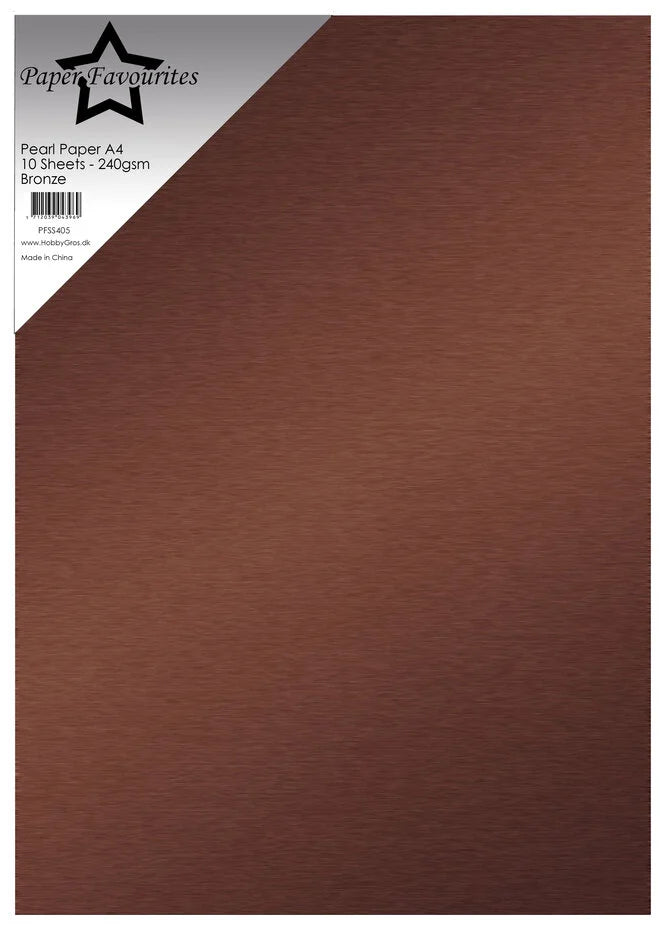 Bronze A4 Pearl Paper 240gsm (10pcs) PFSS405