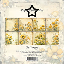 Charger l'image dans la galerie, Bloc Papier 15x15 cm "Buttercup" - Paper Favourites (PF532)
